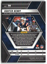 Hunter Henry 2025 Panini Mosaic Blue Scope #79