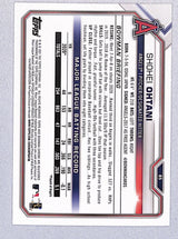 Shohei Ohtani 2021 Bowman Fuchsia #85 29/299