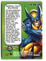 Marshall Faulk 1997 Metal Universe Marvel Metal Universe #14
