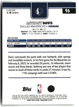 Anthony Davis 2025-26 Topps Chrome #96
