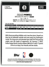 Drake Powell 2025-26 Topps Chrome X-Fractor #272