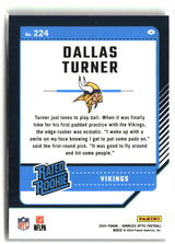 Dallas Turner 2024 Donruss Optic #224