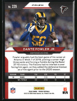 Dante Fowler Jr. 2020 Panini Prizm Prizm Purple #229 #/125