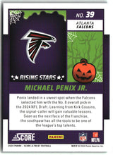 Michael Penix Jr. 2024 Score-A-Treat Rising Stars Green Bats #39