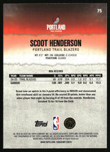 Scoot Henderson 2025-26 Topps Signature Class #75
