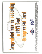 Homer Bush 1997 Best Autographs Autograph Series #NNO