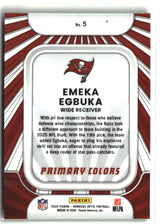 Emeka Egbuka 2025 Donruss Optic Rookie Primary Colors #5