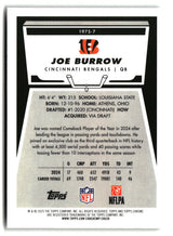 Joe Burrow 2025 Topps Chrome 1975 Topps #1975-7