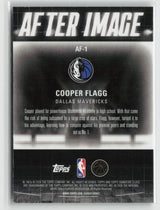 Cooper Flagg 2025-26 Topps Signature Class After Image #AF-1