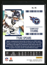 Tyjae Spears 2024 Panini Contenders #96