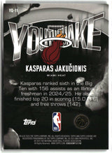 Kasparas Jaku?ionis 2025-26 Topps Chrome Youthquake #YQ-11