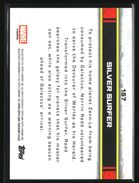 Silver Surfer 2026 Topps Chrome Marvel Comics #157