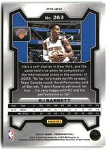 RJ Barrett 2023-24 Panini Prizm Prizms Green #263