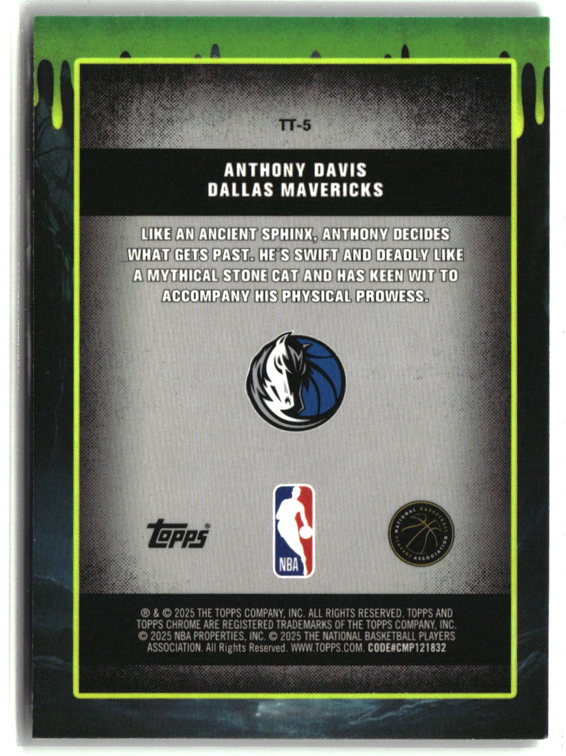 Anthony Davis 2025-26 Topps Chrome Tall Tales #TT-5