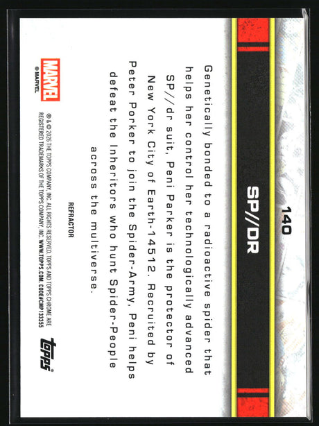 SP//dr 2026 Topps Chrome Marvel Comics Refractor #140