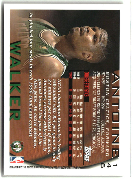 Antoine Walker 1996-97 Topps #146