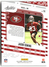 Jacob Cowing 2024 Panini Absolute Blue #191