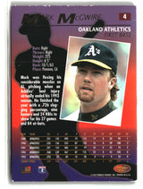 Mark McGwire 1994 Sportflics 2000 #4