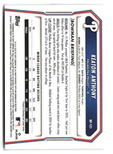 Keaton Anthony 2026 Bowman Prospects #BP-121