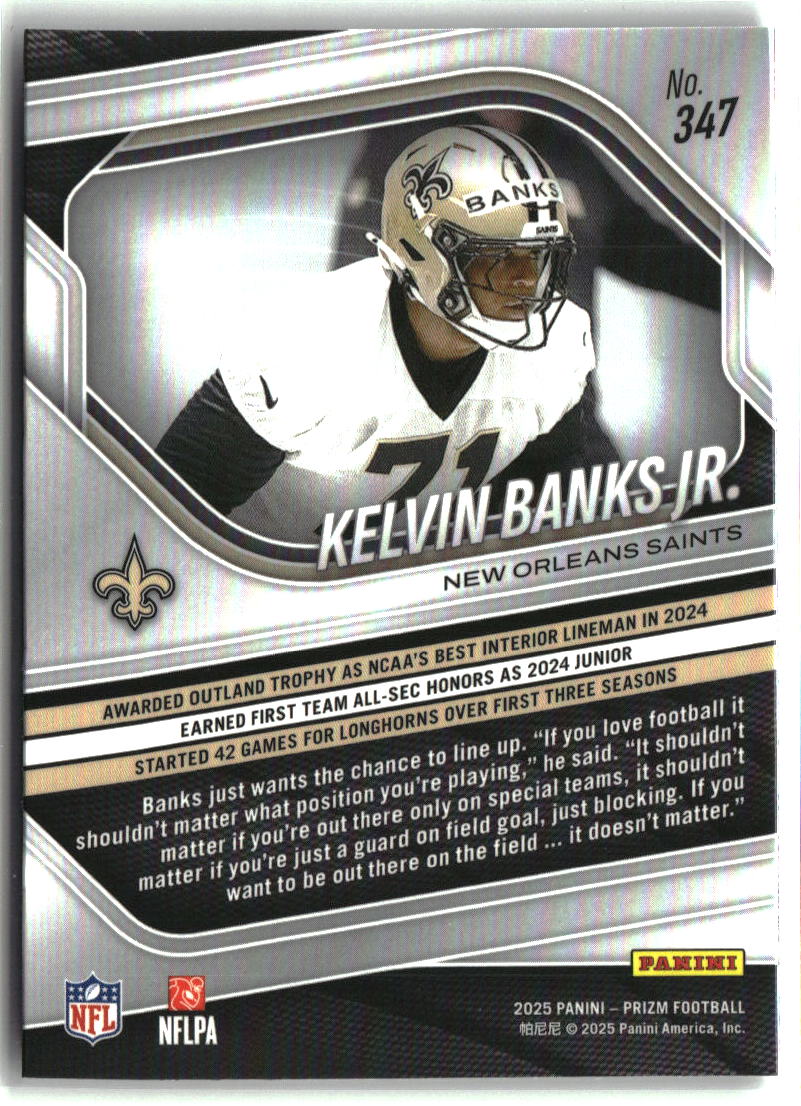 Kelvin Banks Jr. 2025 Panini Prizm #347