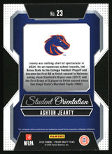 Ashton Jeanty 2025 Panini Prizm Draft Picks Student Orientation #23