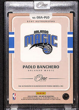 Paolo Banchero 2024-25 Panini One and One Stats Autographs /50 #OSA-PLO