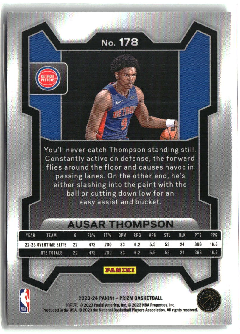 Ausar Thompson 2023-24 Panini Prizm #178