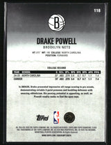 Drake Powell 2025-26 Topps Signature Class Blue & Orange #118