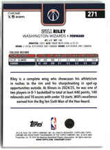Will Riley 2025-26 Topps Chrome #271