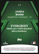 James Wood 2025 Topps Holiday Evergreen #E-5