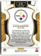 Kaleb Johnson 2025 Panini Select #52