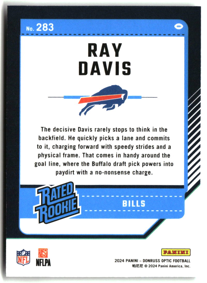 Ray Davis 2024 Donruss Optic #283