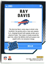 Ray Davis 2024 Donruss Optic #283