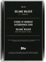 Delanie Walker 2024 Topps Midnight Stroke of Midnight Autographs #SMA-DW