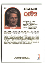 Steve Kerr 1989-90 Hoops #351