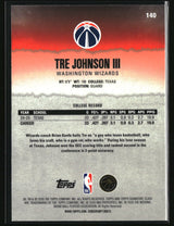 Tre Johnson III 2025-26 Topps Signature Class Chrome #140