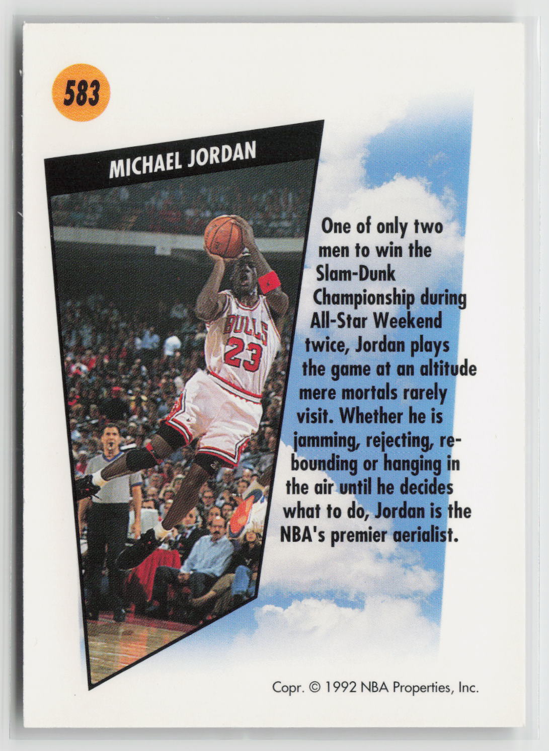 Michael Jordan 1991-92 SkyBox #583