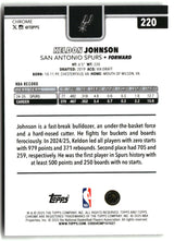 Keldon Johnson 2025-26 Topps Chrome Wave Refractor #220