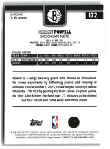 Drake Powell 2025-26 Topps Chrome Update #172