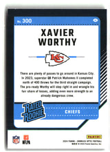 Xavier Worthy 2024 Donruss Optic #300