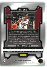 Caris LeVert 2023-24 Panini Prizm Prizms Blue Wave #253