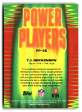 T.J. Hockenson 2025 Topps Chrome Power Players #PP-36