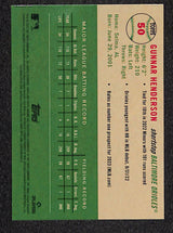 Gunnar Henderson 2023 Topps Chrome Platinum Anniversary #50