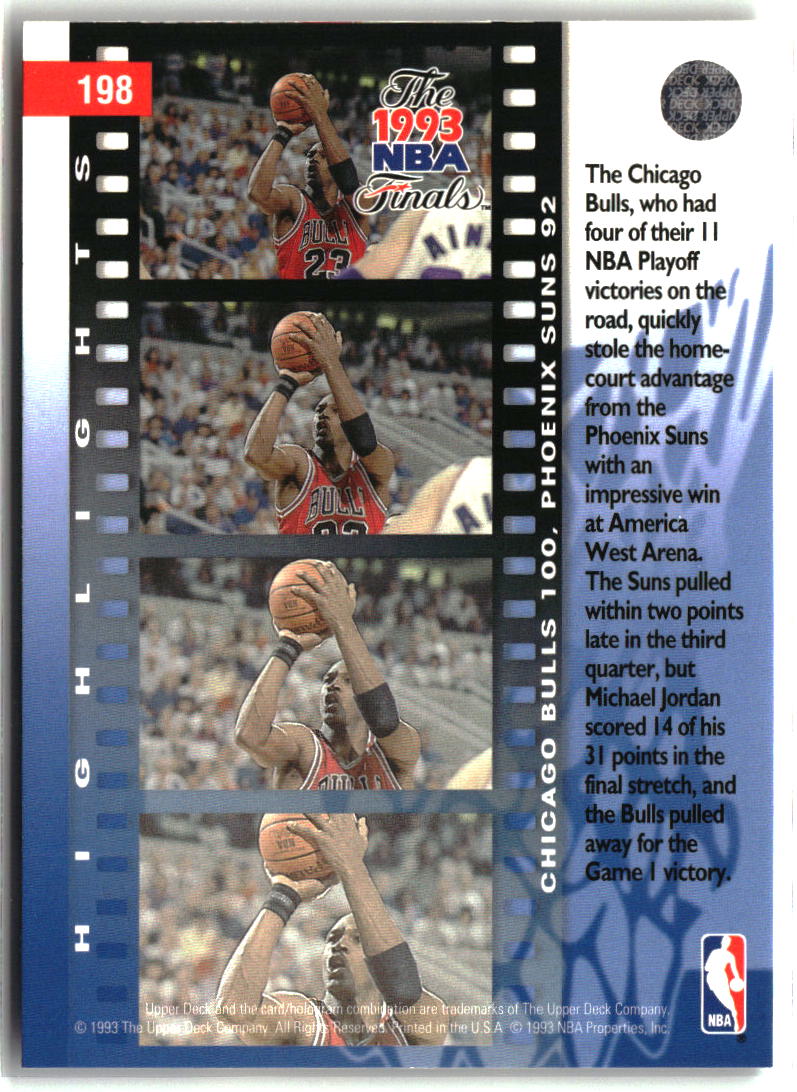 Michael Jordan 1993-94 Upper Deck #198