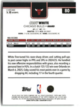 Coby White 2025-26 Topps Chrome Prism Refractor #80