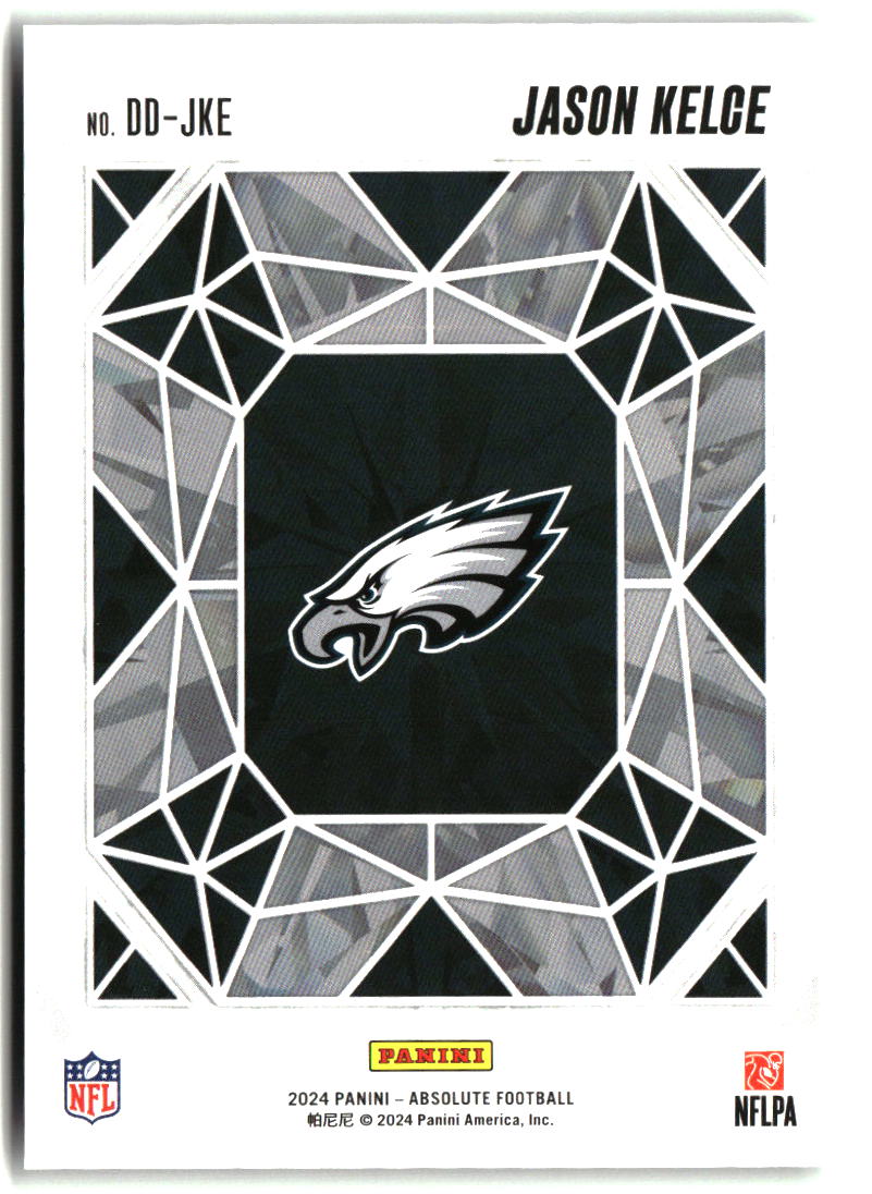 Jason Kelce 2024 Panini Absolute Draft Diamonds #DD-JKE