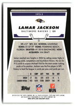 Lamar Jackson 2025 Topps Chrome 1975 Topps #1975-3
