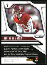 Malachi Moore 2025 Panini Prizm Draft Picks #4