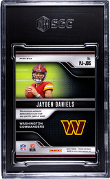 Jayden Daniels 2024 Panini Prizm Premier Jerseys #PJ-JDS SGC 9