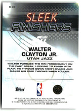 Walter Clayton Jr. 2025-26 Topps Chrome Sleek Finishers #SF-28